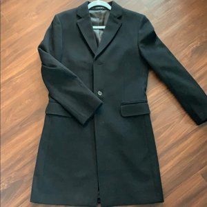 Men’s Wool Black Topcoat by Express
